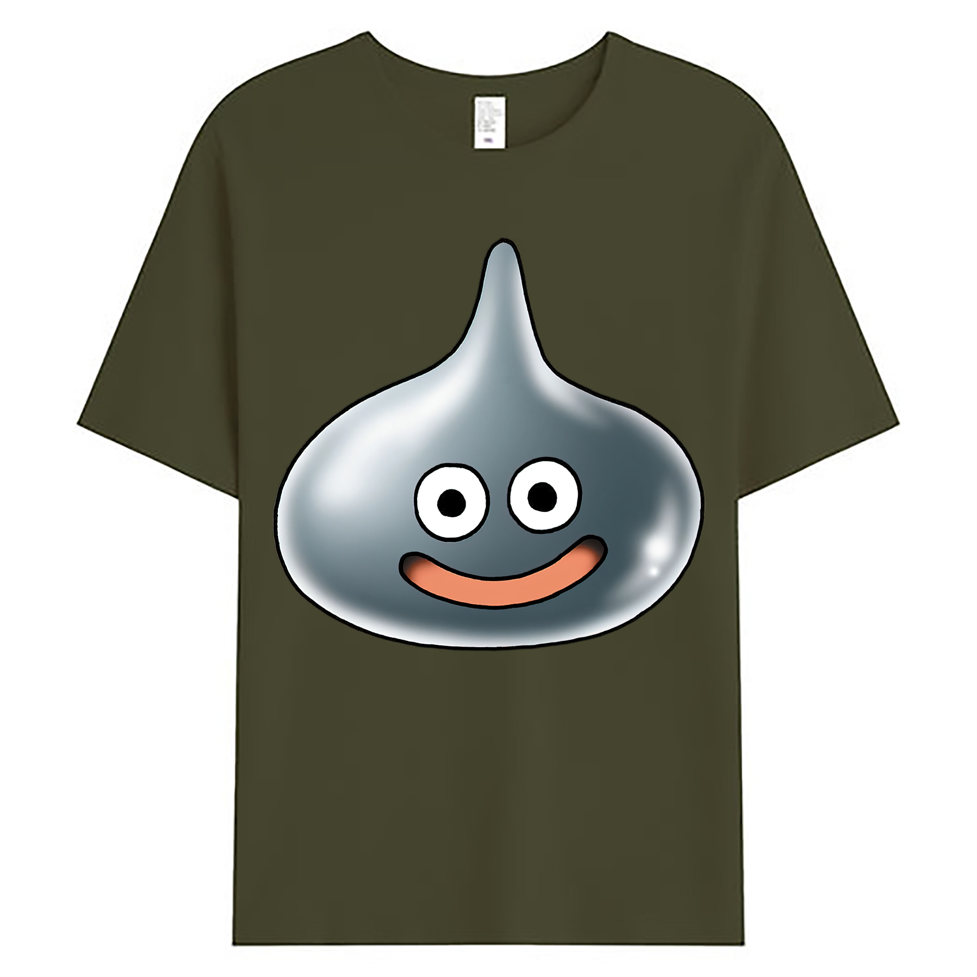 （画像用） ドラゴンクエスト Doragon Kuesuto Dragon Quest 綿100％ メンズ半袖Tシャツ｜肌触りやわらか＆通気性